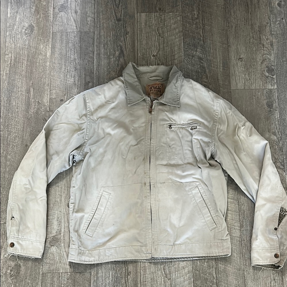 Fox Gray Lightweight Shirt Jacket Casual Fit